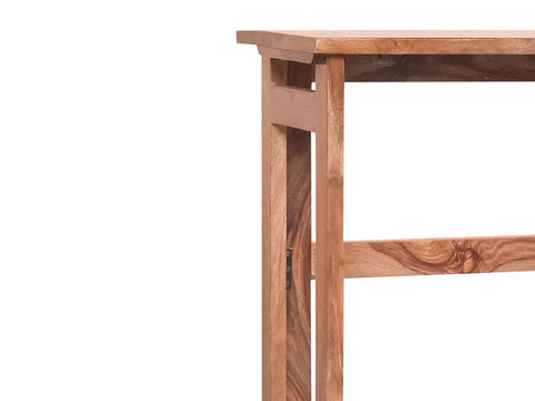 Daxton Folding Study Table In Teak Finish