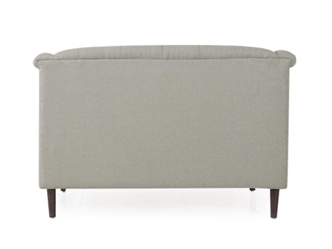 Marjorie Two Seater Sofa In Beige Cotton Fabric
