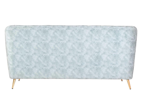 Lorenzo 3 Seater Sofa in Premium Green Suede fabric