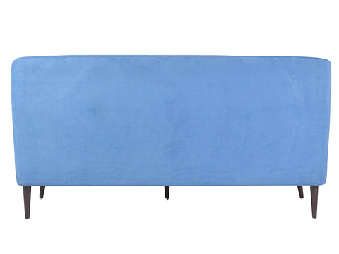 Lucas 3 Seater Sofa in Premium Blue Velvet Fabric