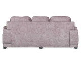 Marina 3 Seater In Brown Premium Suede Fabric