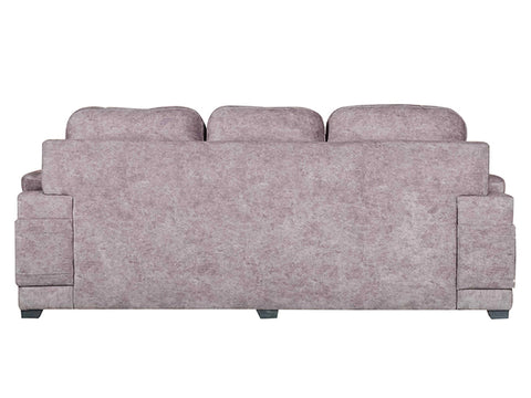 Marina 3 Seater In Brown Premium Suede Fabric