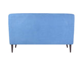 Lucas 2 Seater Sofa in Premium Blue Velvet Fabric