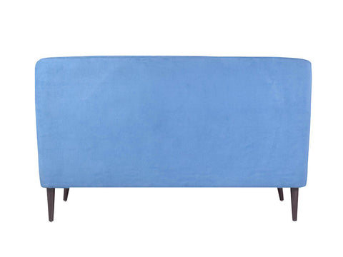 Lucas 2 Seater Sofa in Premium Blue Velvet Fabric