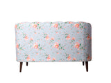 Nelio Two Seater Sofa In Floral Cotton Fabric