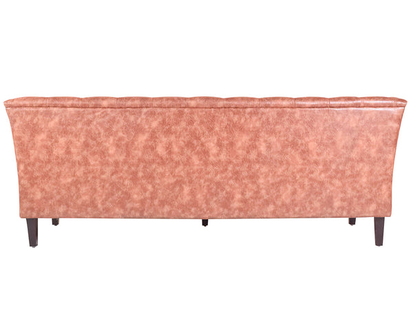 Watson 3 Seater Sofa In Premium Brown Suede Fabric