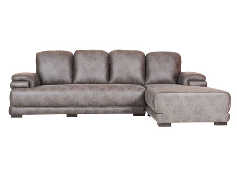 Rosario L Shape Sectional Sofa With Pouffe