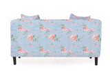 Liana Loveseat In Floral Cotton Fabric