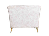 Watson 1 Seater Sofa In Beige Premium Velvet Fabric