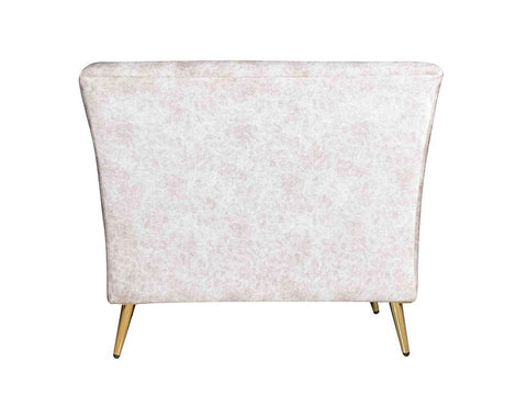Watson 1 Seater Sofa In Beige Premium Velvet Fabric
