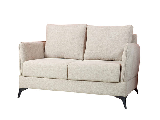 Corita Two Seater Sofa In Premium Cotton Fabric