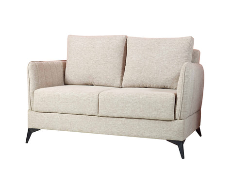 Corita Two Seater Sofa In Premium Cotton Fabric
