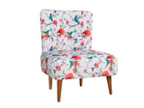 Joan Lounge Chair in Cotton Fabric