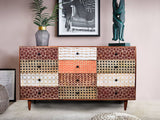 Emaada Mango Wood Chest Large Size of Drawers In Teak Finish
