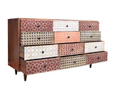 Emaada Mango Wood Chest Large Size of Drawers In Teak Finish