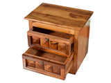 Louis Solid Wood Bedside Table