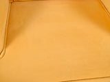 Genoa Wing Chair in Yellow Velvet Fabric