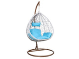 Calabh Swing in White and Brown Finish