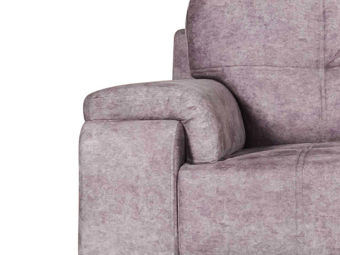 Marina 3 Seater In Brown Premium Suede Fabric