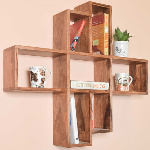 Hamlet Wall Shelf In Teak Finish