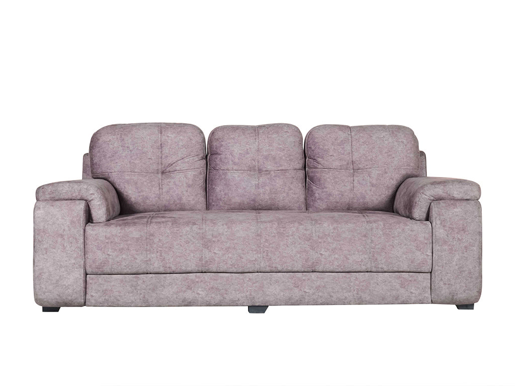 Marina 3 Seater In Brown Premium Suede Fabric