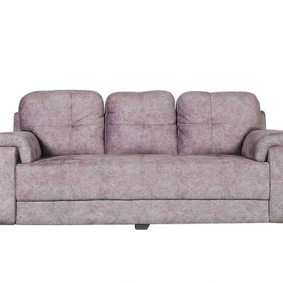 Marina 3 Seater In Brown Premium Suede Fabric
