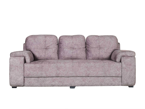 Marina 3 Seater In Brown Premium Suede Fabric