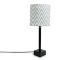 Piano Chevrons' Handcrafted Table Lamp In Iron