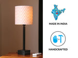 Piano Chevrons' Handcrafted Table Lamp In Iron