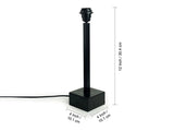 Piano Chevrons' Handcrafted Table Lamp In Iron