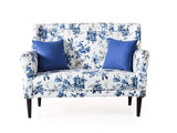 Henry Loveseat in Peacock Floral Print GMC Express Sofa FN-GMC-008836
