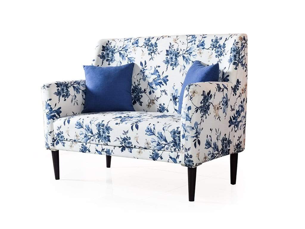Henry Loveseat in Peacock Floral Print GMC Express Sofa FN-GMC-008836