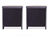 Holmebrook Side Table in Grey Color (Set of - 2) Table
