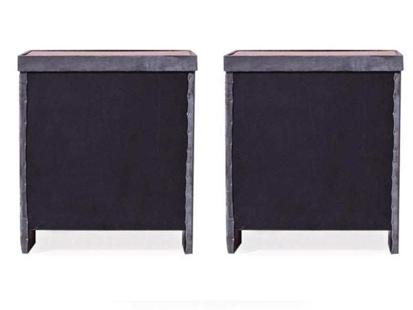 Holmebrook Side Table in Grey Color (Set of - 2) Table