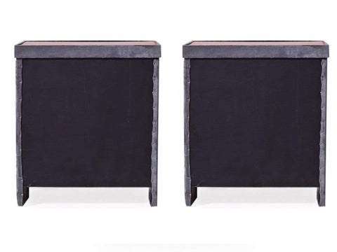 Holmebrook Side Table in Grey Color (Set of - 2) Table
