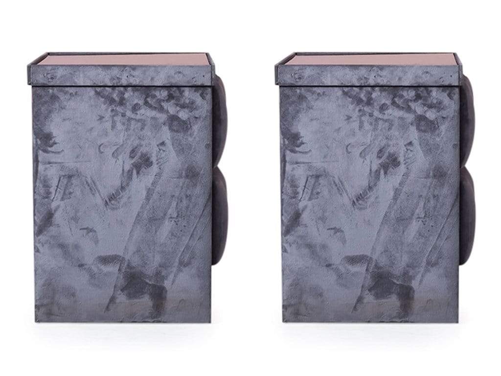 Holmebrook Side Table in Grey Color (Set of - 2) Table