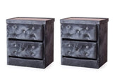 Holmebrook Side Table in Grey Color (Set of - 2) Table