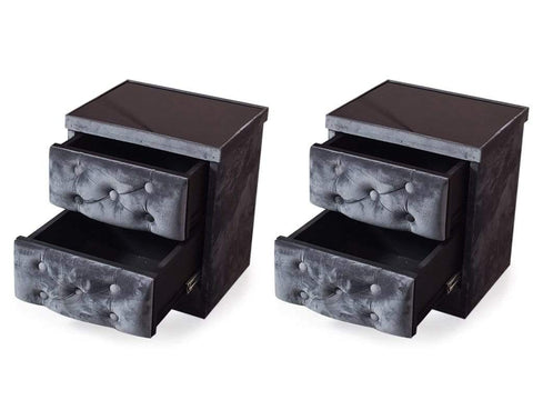 Holmebrook Side Table in Grey Color (Set of - 2) Table