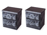 Holmebrook Side Table in Grey Color (Set of - 2) Table