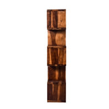 Jefferson Bookshelf cum Display Cabinet in Teak Finish by WoodsWorth GMC Standard Storage FN-GMC-008422