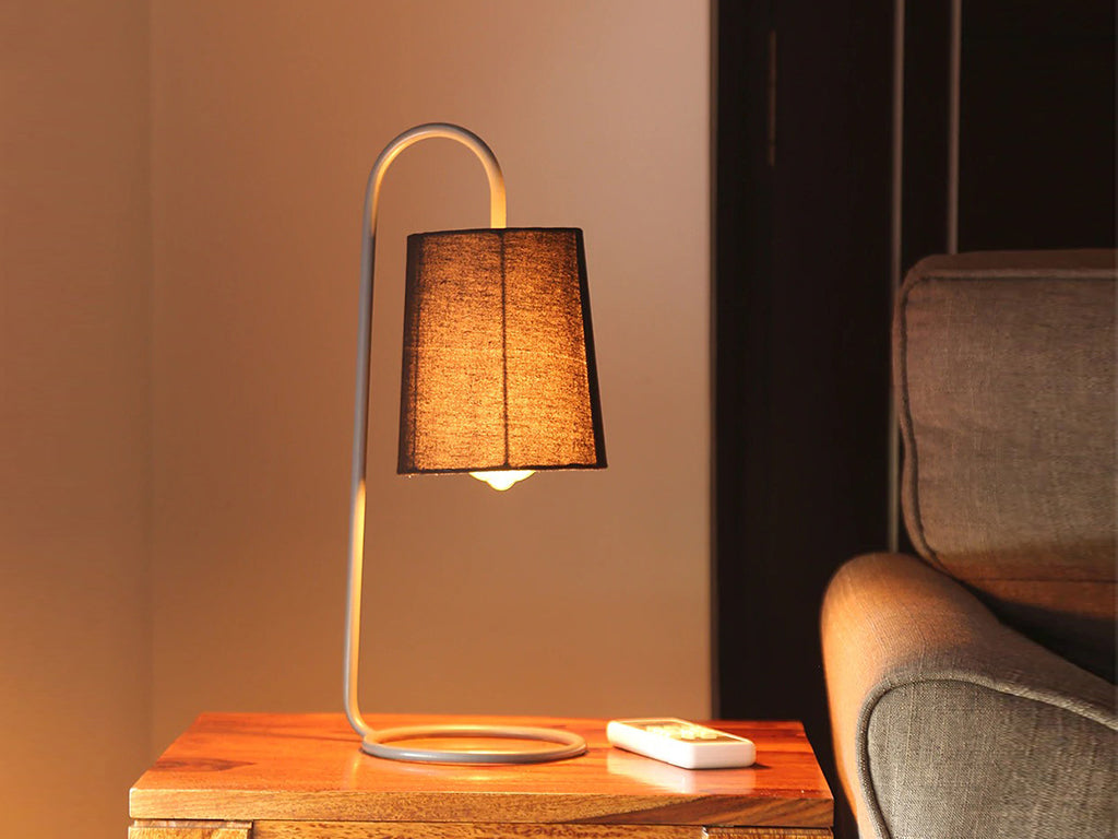 Boom Chevrons' Handcrafted Table Lamp In Iron