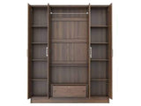 Julian Engineered Wood 4 Door Wardrobe