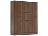 Julian Engineered Wood 4 Door Wardrobe