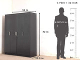 Julian Four Door Wardrobe Without Mirror