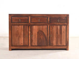 Liana Sheesham Wood Sideboard In Teak Finish