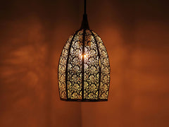 Garin Elegance' Hand-Etched Pendant Lamp In Iron