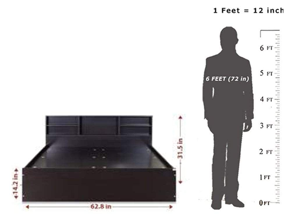 Opus Double Size Box Storage Bed Dunlop Mattress Combo Offer