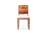 Advik Six Seater Marble Dining Set With Oribi Chairs