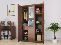 Nevada Engineered Wood 3 Door Wardrobe
