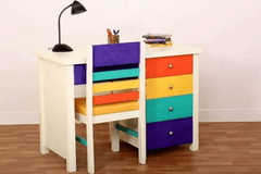 Pixie Kids Study Table With Drawers And Chairs GMC Express Study Table